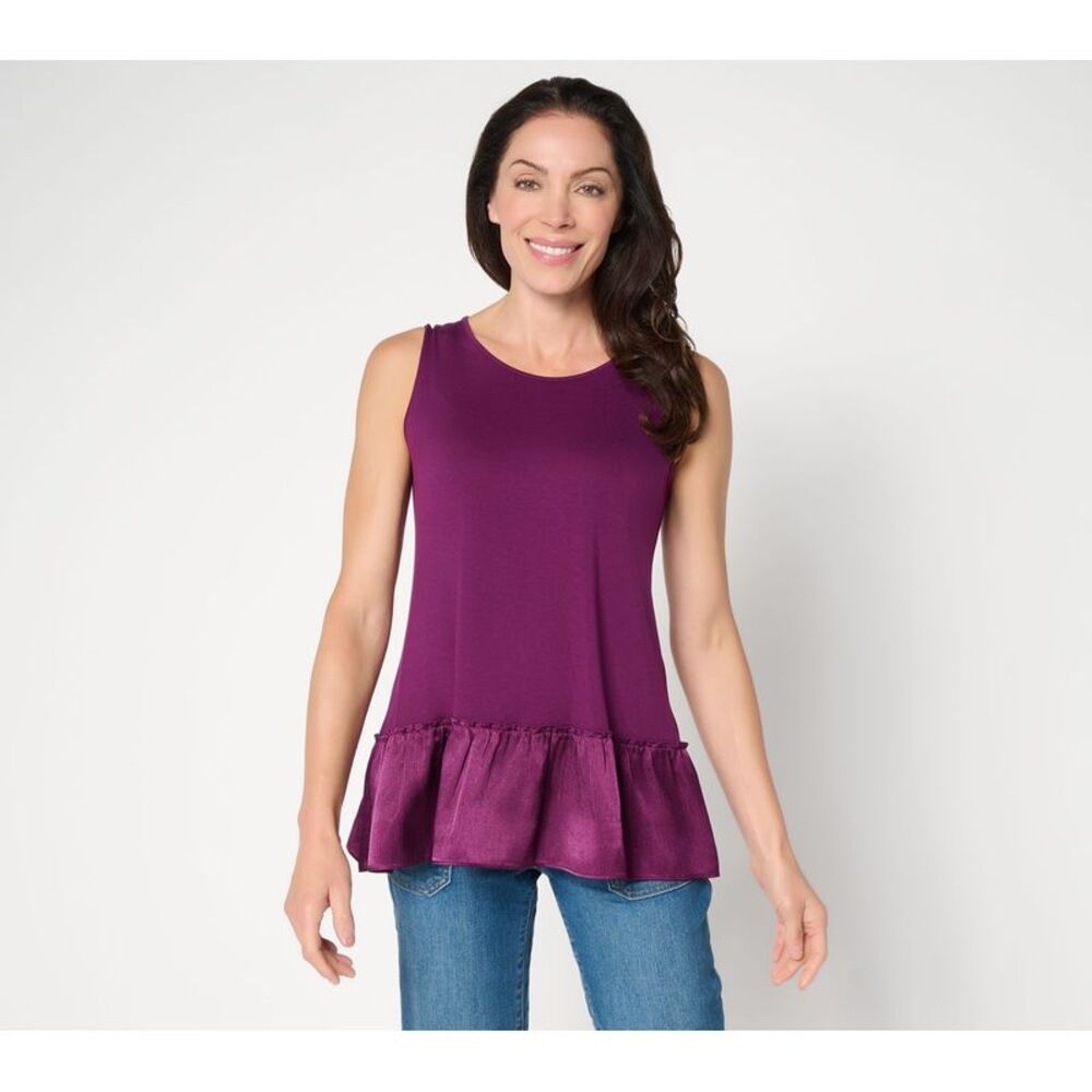 LEGO Women's Top Sz L Make Your Selection: LOGO Layers by Lori Purple A716206